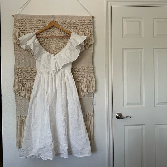 Adam Lippes Eyelet Ruffle Dress - Picture 1 of 10